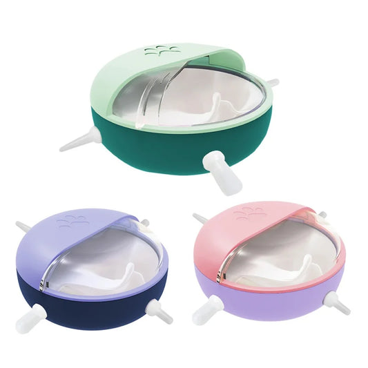 Dog Bubble Milk Bowl Feeder with Nipples